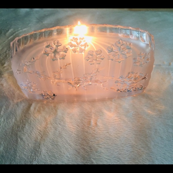 Glass Christmas Candle Holder - Picture 4 of 6
